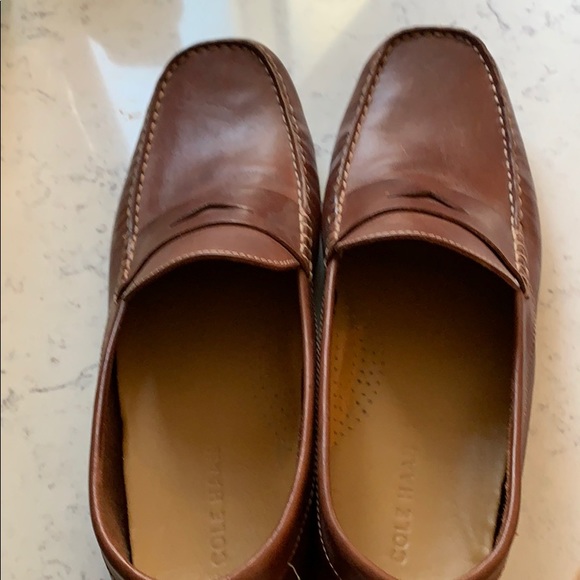 cole haan howland penny loafer tan